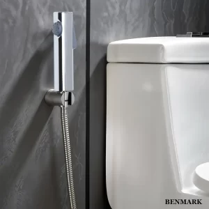 Ion Chrome Health Faucet with Braided 1 Meter Flexible Hose & Hook