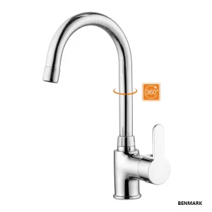 Pavo Single Lever Deck-Mount Kitchen Sink Mixer Tap