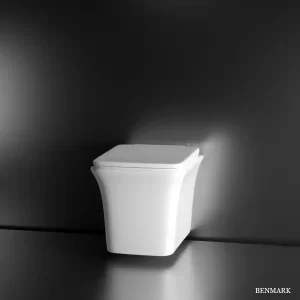 Crystal Wall-Hung Rimless P-Trap Siphonic Western Toilet / Commode