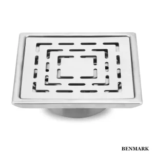 Sapphire Square 304-Grade Floor Drain