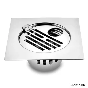 Classic Square Flat Cut  Floor Drain