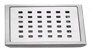 Floor Drain Square Grating Stainless Steel